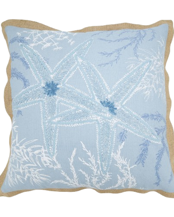 COJIN ESTRELLAS Y CORALES BLUE