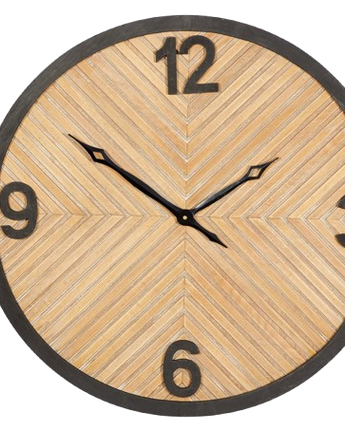 RELOJ VERTICE EN MADERA