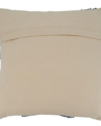 COJIN BORDADO SEGMENTADO BLUE
